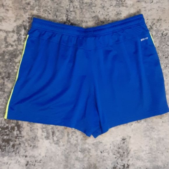 Nike Blue with Neon Side Stripe Dri Fit Athletic Shorts - Picture 4 of 7